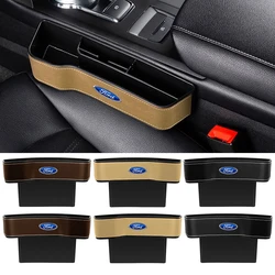 Multifunctional AMG Badge Car Seat Crevice Storage Box Seat Gap Slit Pocket Manager For Ford Mk2 Mk3 Mk4 Mk5 Mk7 Fiesta FOCUS 2