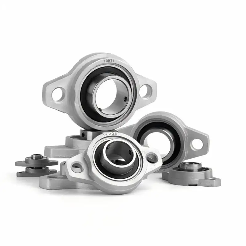 1~3pcs Zinc Alloy Diameter 8/10/12/15/17mm Bore Ball Bearing Pillow Block Mounted Support FL000 FL001 FL002 FL003 FL08 - view 3