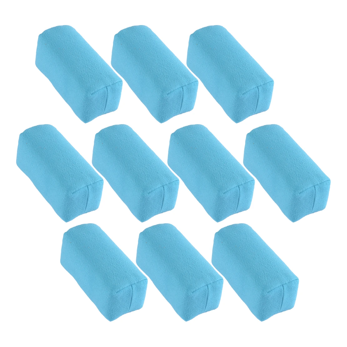 

DWCX 10Pcs Auto Car Detailing High Density Polishing Cleaner Suede Sponge Applicator Soft