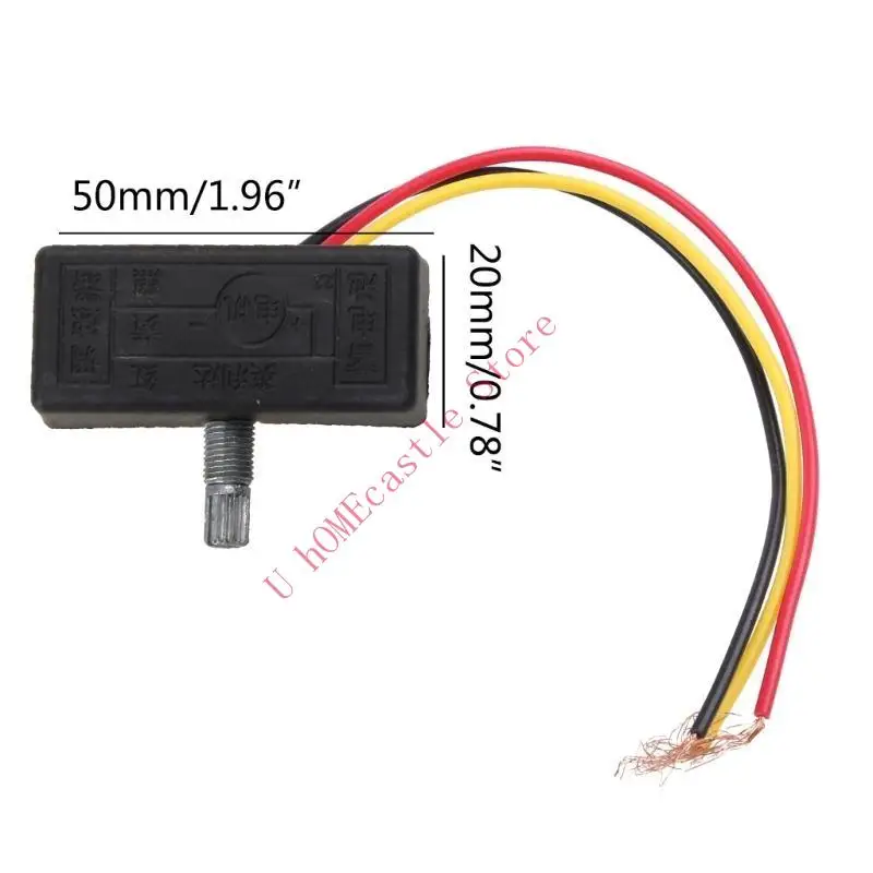 63HF حاكم البخاخ الكهربائي 12V تبديل التبديل منظم مضخة المياه سهلة الاستخدام #6