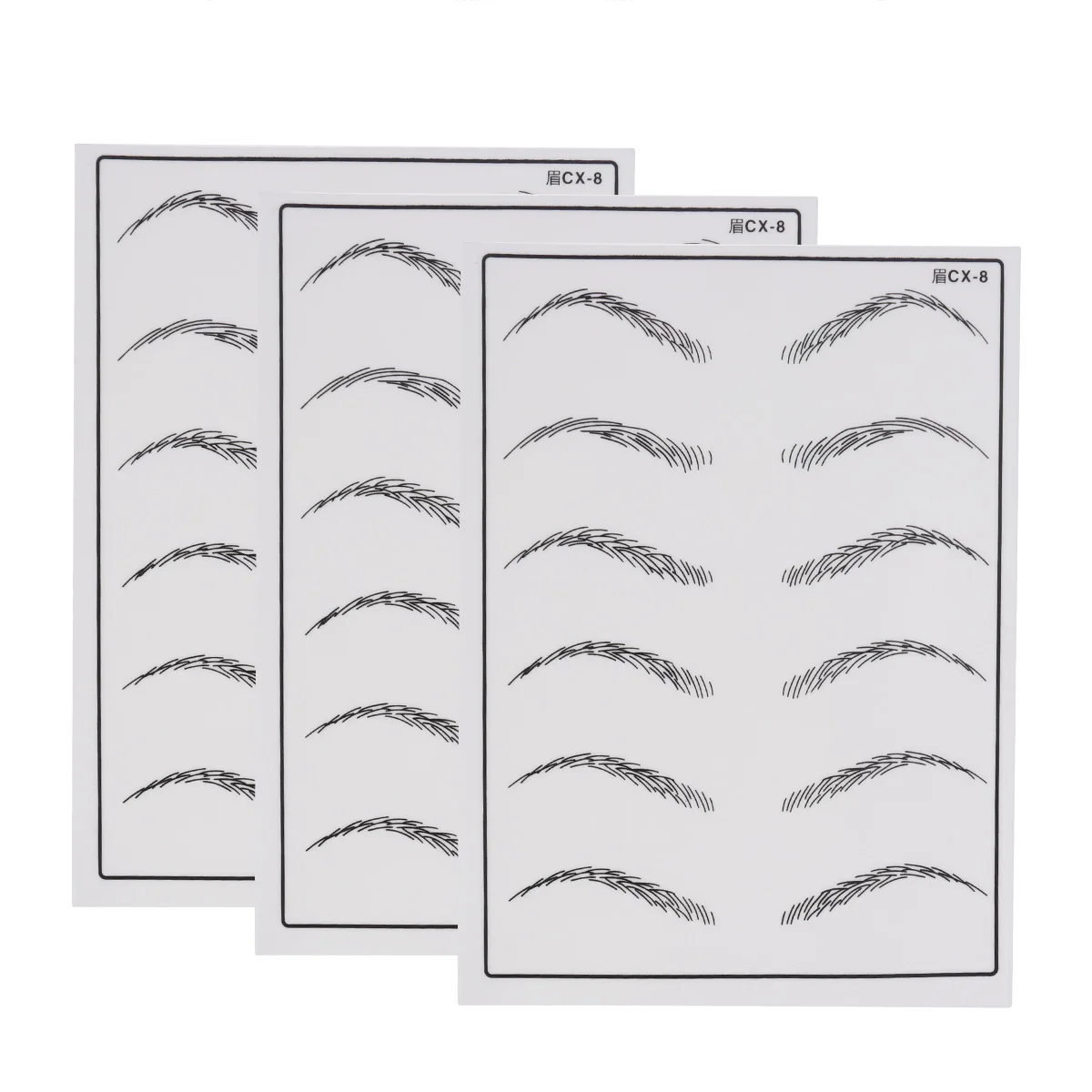 

Tattoo Practice Skin for Eyebrow Microblading Training Thick Flexible Double Sided Realistic Design Tool