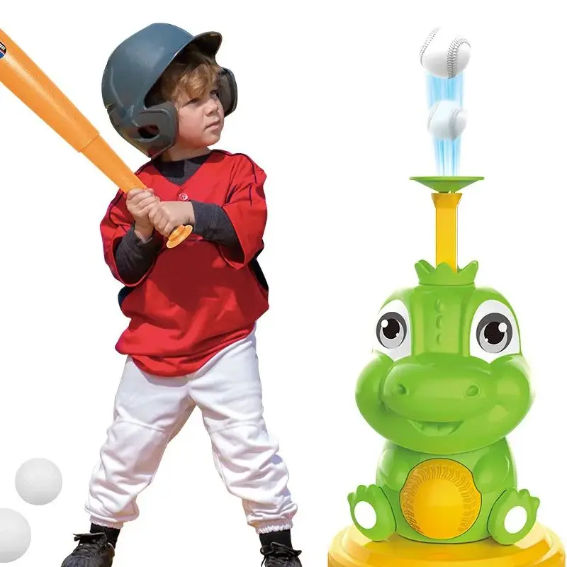 Children's Dinosaur Baseball Shooter Set Outdoor Leisure Baseball Sports Entertainment Toy Gift Indoor Dinosaur Baseball