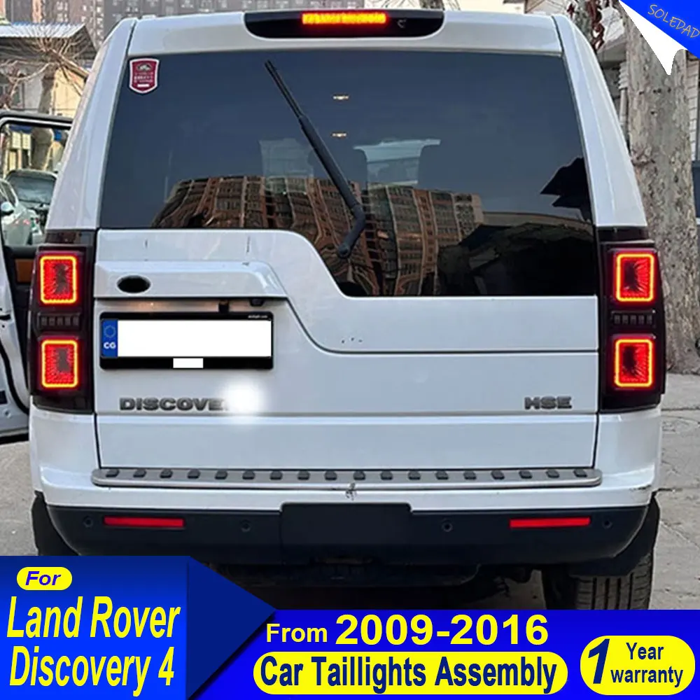 

Автомобильные задние фонари в сборе для Land Rover Discovery 4 2009-2016, светодиодные автомобильные задние фонари, дневные ходовые огни, динамические автомобильные аксессуары