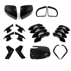 LHD RHD For BYD YUAN PLUS ATTO 3 2022 2023 Glossy black Car Rearview Door Side Mirror Trim Rain Shield Door Handle Bowl Cover