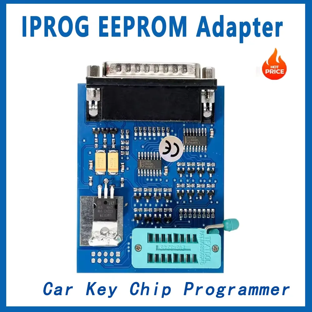 IPROG EEPROM Adapter for iProg Pro Programmer High Speed ChipReader/Writer/Delete iprog pro v87 car key programmer ECU tool