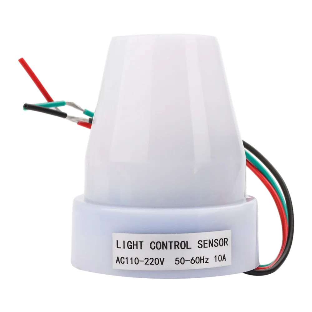 Automatic Auto On Off Photocell Street Light Switch AC110V-220V 10A Photo Control Photoswitch Sensor Switch Light Controller