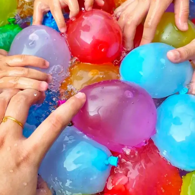 111/555-teiliges Sommer-Wasserballon-Set aus Latex für Pool-, Strand- und Outdoor-Partys, Spaß mit wassergefüllten, aufblasbaren Bällen – Detail 14