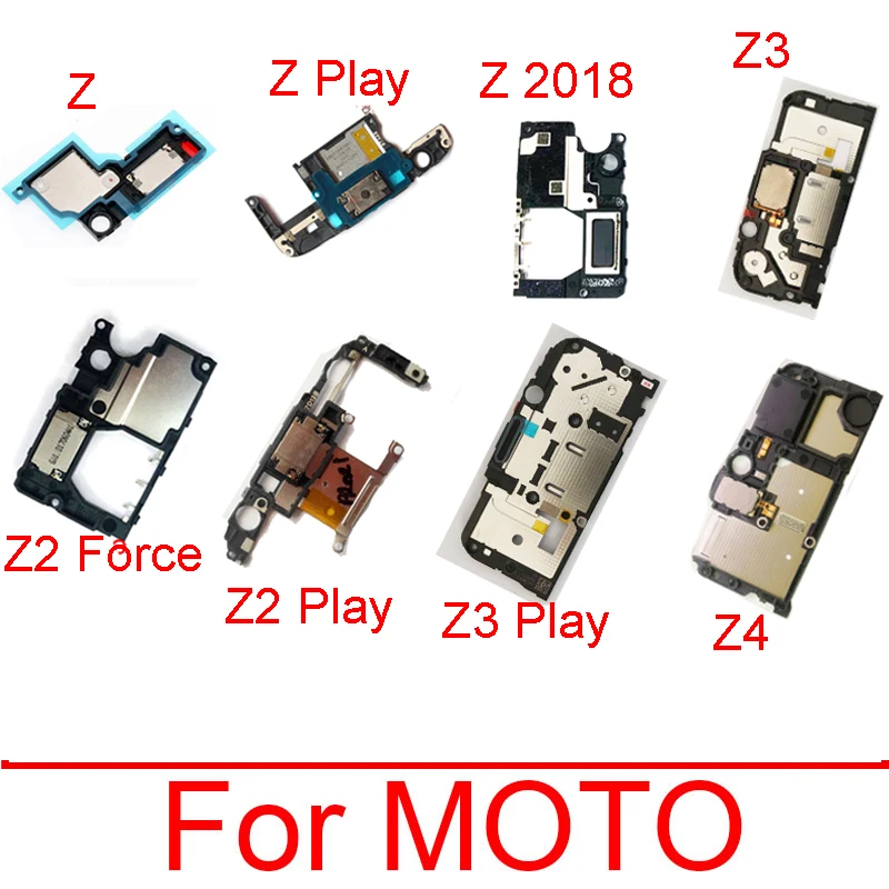 Loud Speaker Buzzer For Motorola Moto Z Z2 Z3 Play Z2 X Force Z4 Z 2018 XT1789 M XT1662 Louder Speaker Ringer Repair Parts