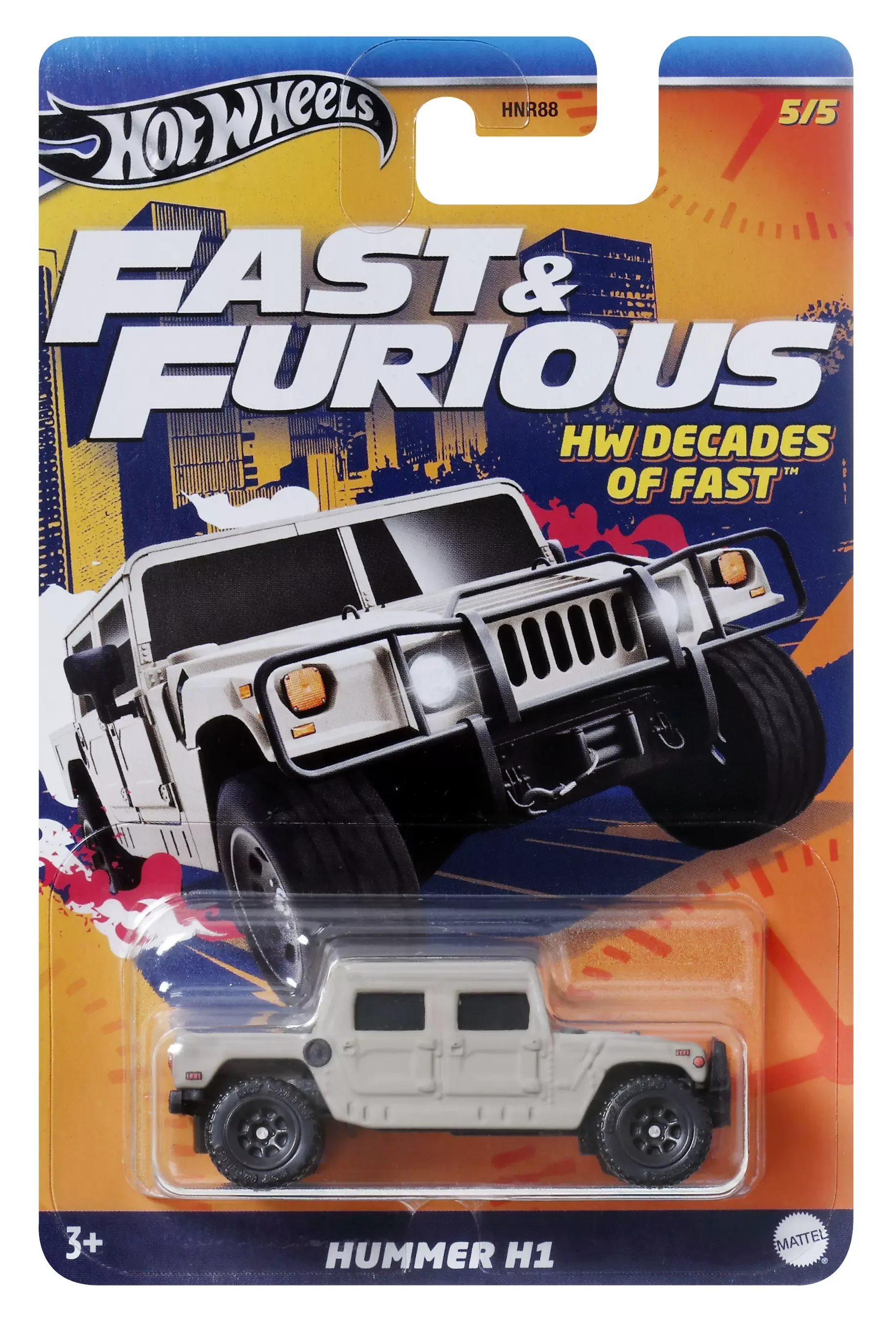 Original Hot Wheels Premium HW Decades of Fast Car Fast & Furious Buick Hummer Volkswagen Camino Metal Toys for Boy Nova Vehicle