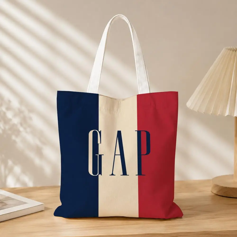 Fashion Brand G-GAP Storage Bags Canvas  bag, suitable for work, school, and daily commutes, reusable shopping bag. - view 5