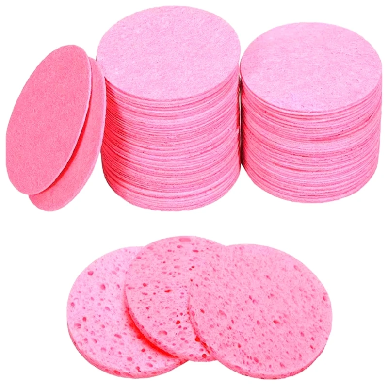 Compressed Facials Sponges,Cosmetic Spa Sponges for Facials Cleansing Makeup Remover