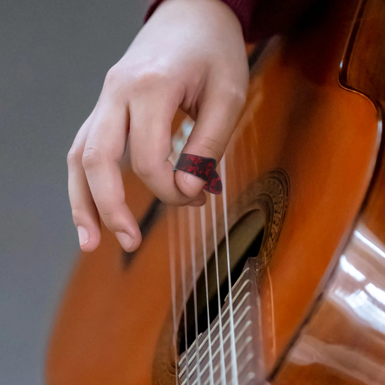 

10 pcs Guitar Finger Picks Set Medium Flat Pe Thumb Finger Picks For Acoustic Electric Bass Folk Guitar Ukulele Banjo Mandolin