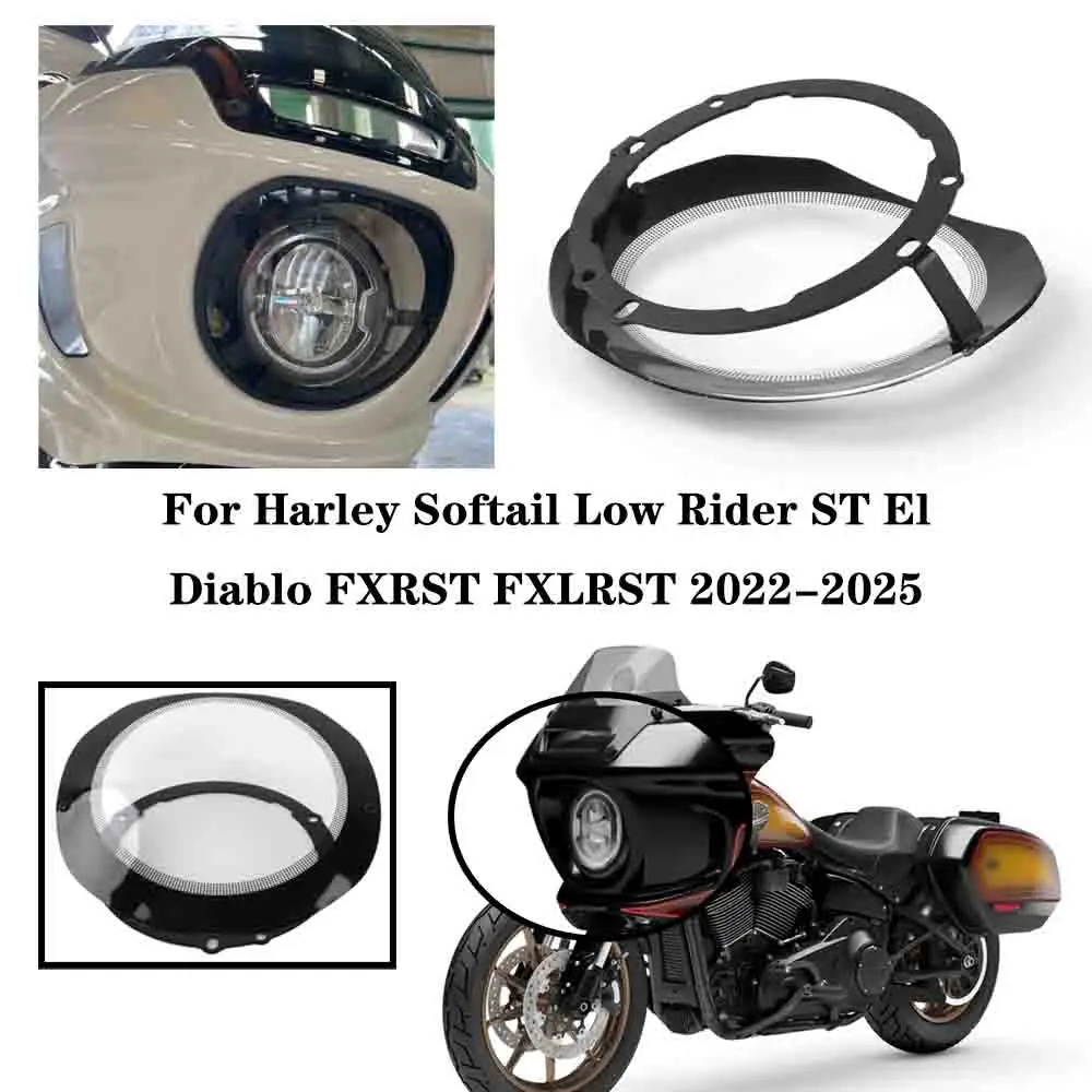

Для Harley Softail Low Rider ST El Diablo FXRST FXLRST 2022-2025 новый защитный чехол для вспомогательного освещения, защита фар