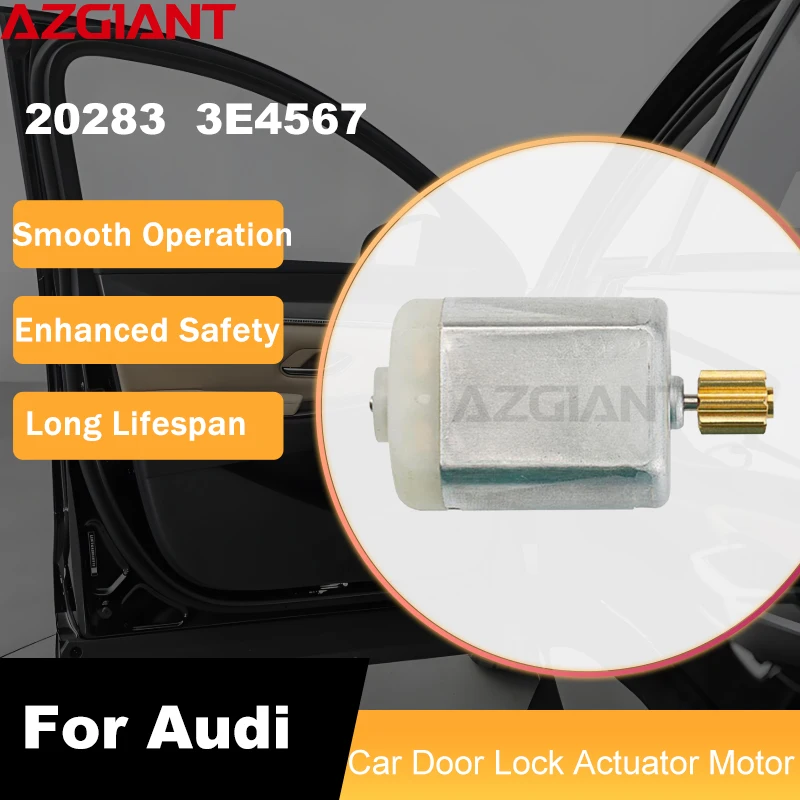 AZGIANT Car Door Lock Actuator Motor For Audi A4 Quattro/A6 C6/A6 C7/6 Avant C7/S6 C7 Replacement Part 20283 3E4567 9 teeth