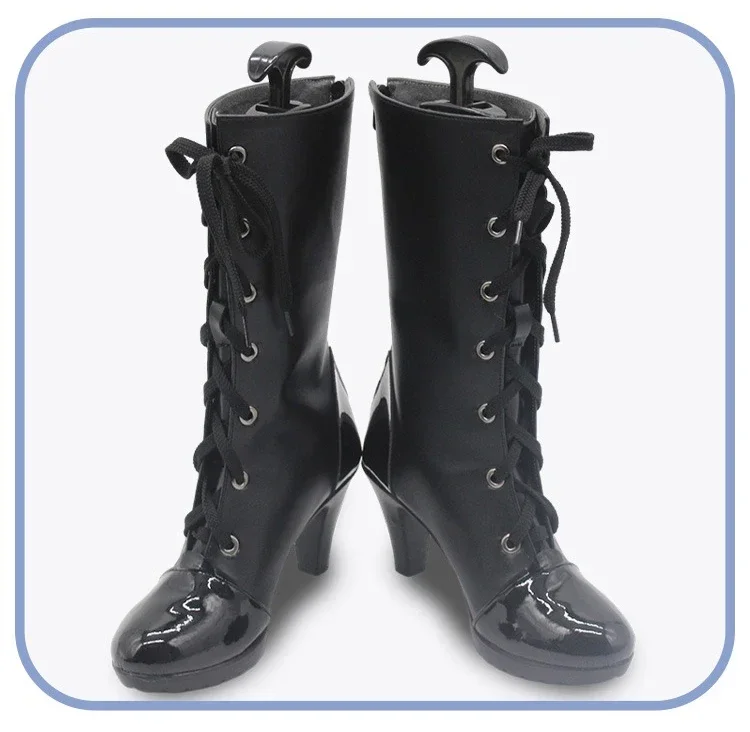 Game Identity V Psychologist Ada Mesmer Cosplay Shoes PU Leather Shoes Halloween Carnival Boots Props Custom Made