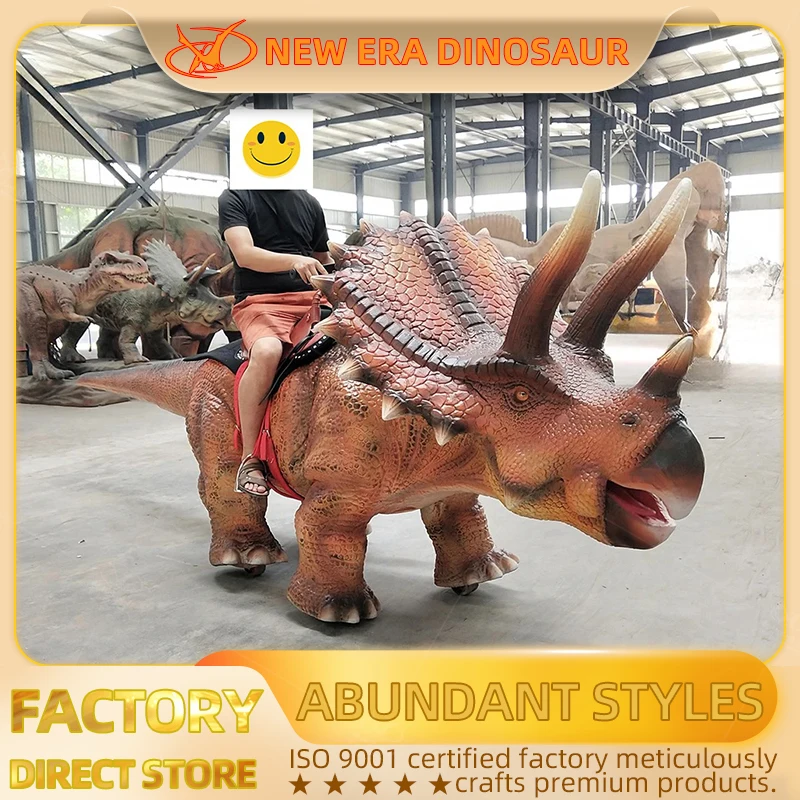 New Era Dinosaur Children Amusement Rides for Parks Mall Entertainment Equipment Dinosaur Battery Car With Remote Control