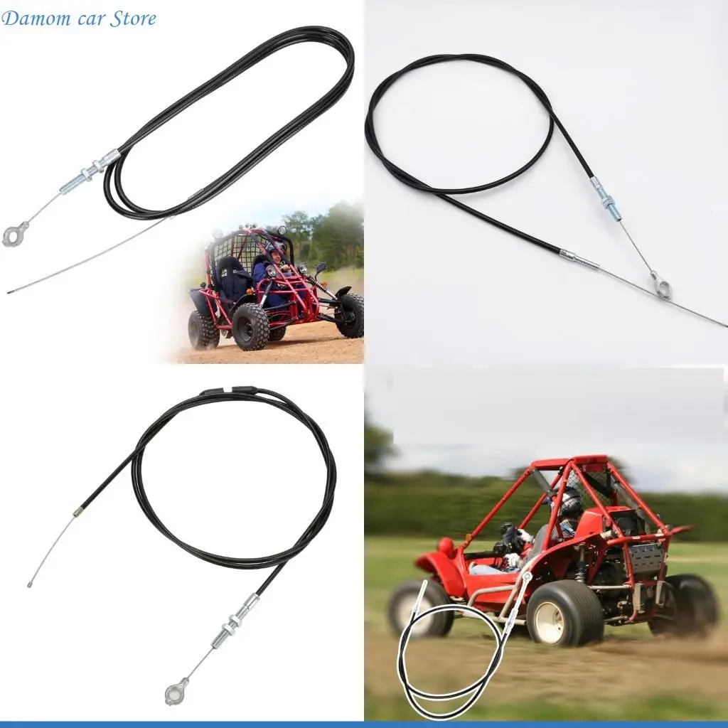 

A2UC 8252-1390 Throttle Cable with Brake Return Pedal Springs for 212cc 196cc 6.5hp