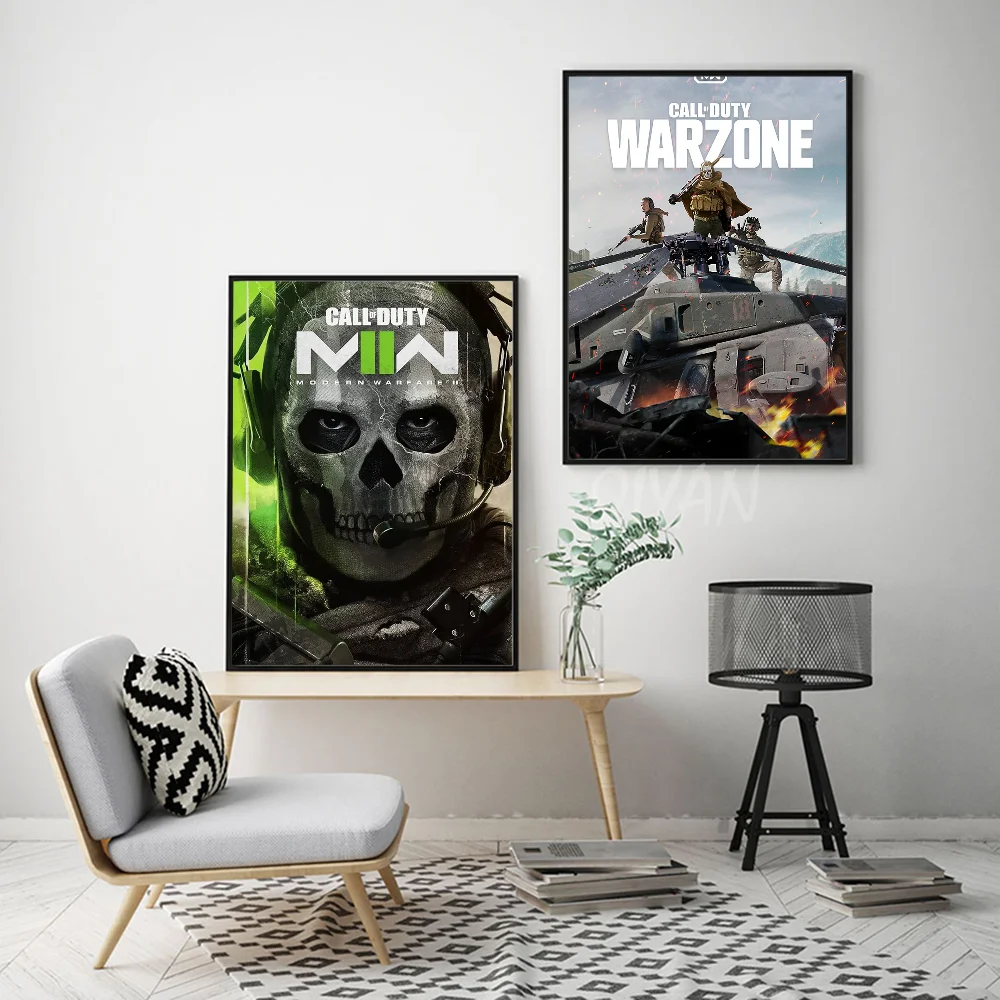 Call Of Duty Game Poster Wall Art Home Decor Room Decor Digital Painting Living Room Restaurant Kitchen Art