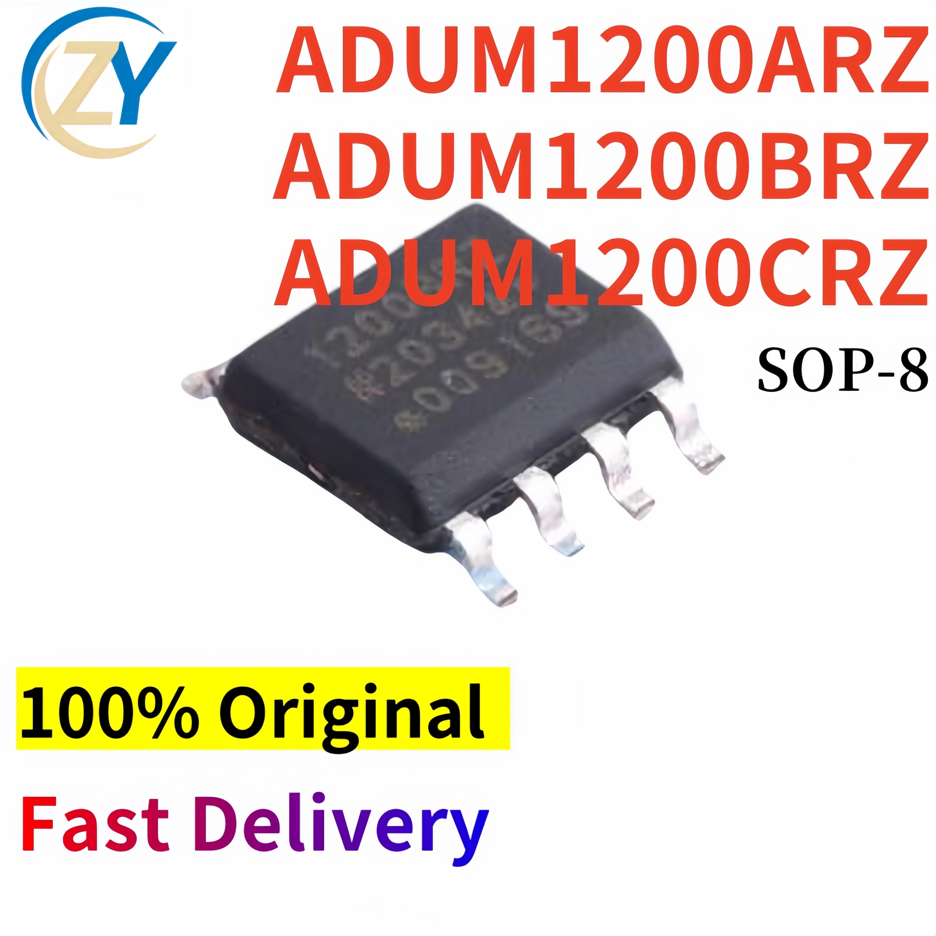 (5pcs) ADUM1200 ADUM1200ARZ Interface ICs ADUM1200BRZ ADUM1200CRZ SOP8 100% Original & In Stock