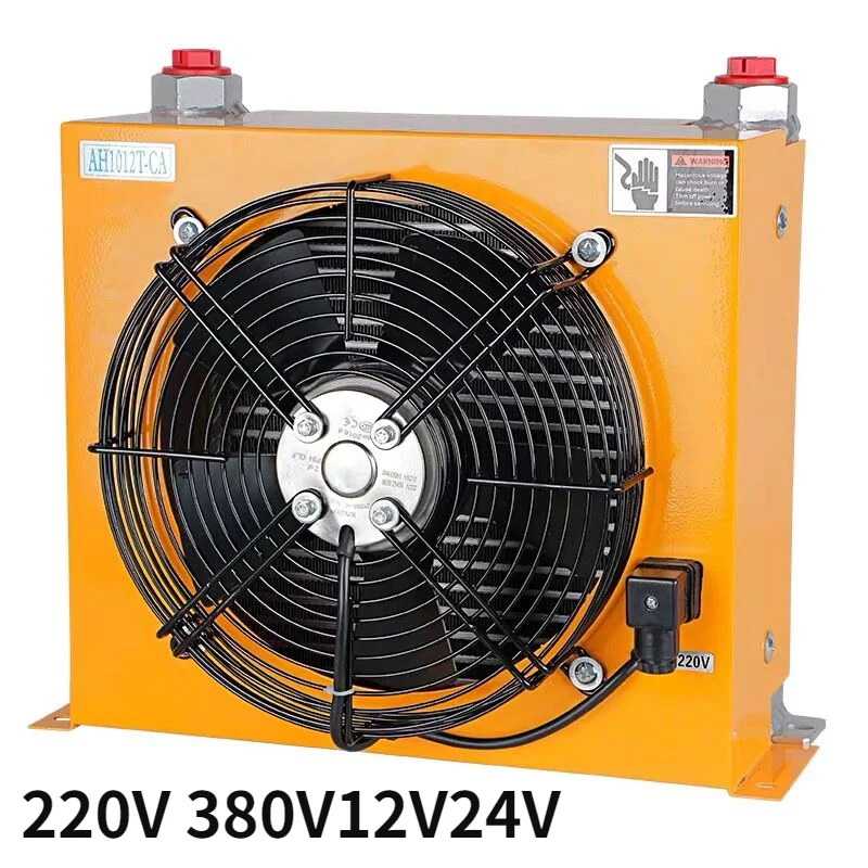 24V/12V/220V/380V Cooler Air-Cooled Oil Radiator AH1012T-CA Hydraulic Air Cooler Truck-Mounted Crane Modified Fuel Tank Cooling