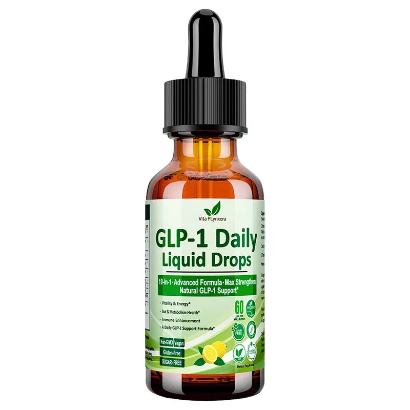 

GLP-1 Supplement Liquid Drops - Promotes Metabolism and Digestive Health, Increases Satiety,weight Management Supplement
