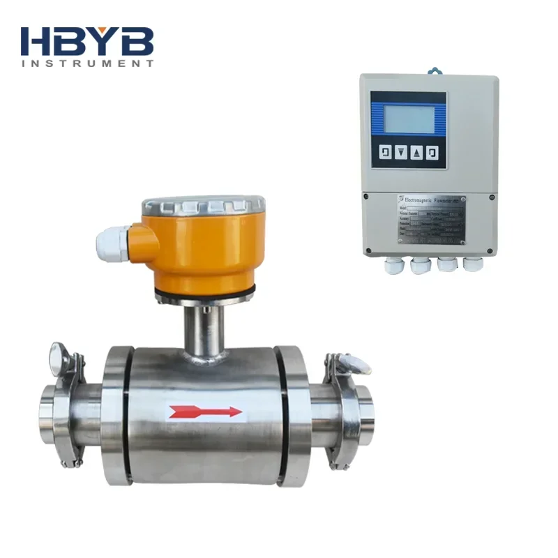 Food Grade Milk Alcohol Water Flow Meter Sensor