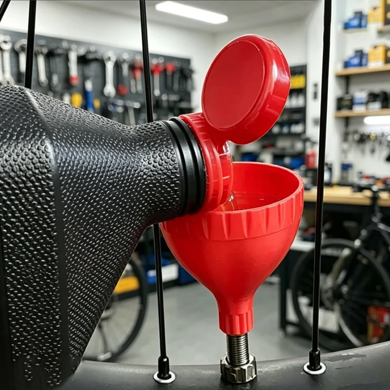 Tubeless Bike Tire Sealant Funnel Easy Pour Bicycle Wheel Repair Inject Funnel MTB Road Tyre Maintenance Tool