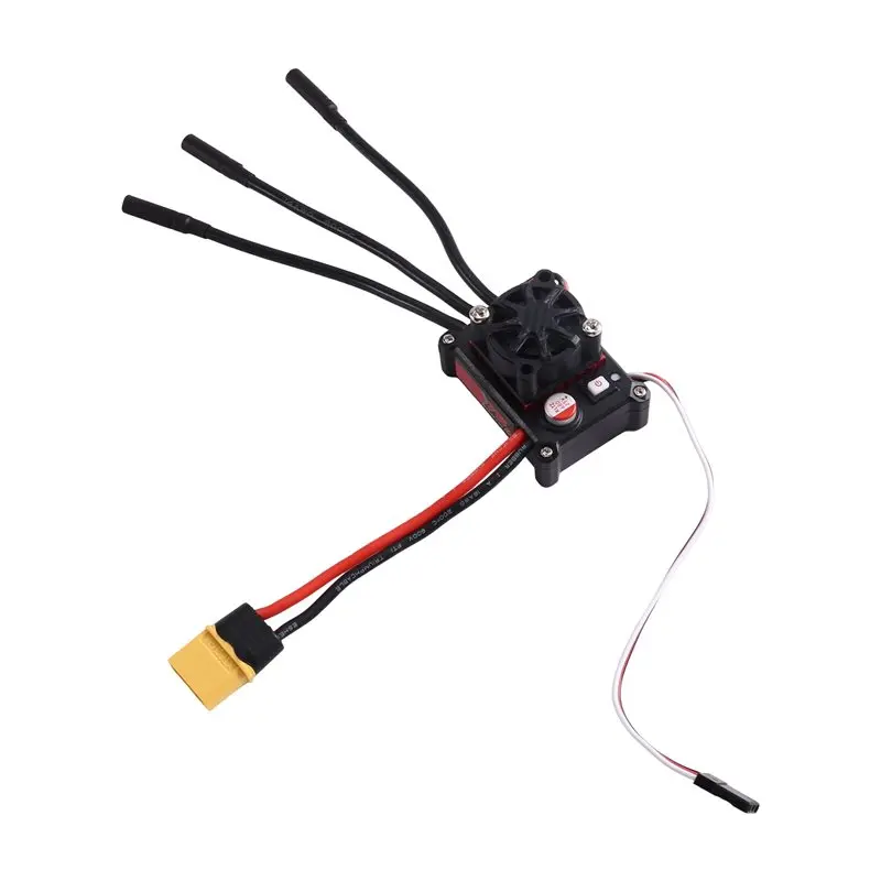 MACH-RC 75A Brushless ESC Electronic Speed Controller For 540/3650/3670 Brushless Motor Model Car/Boat With XT60 Power Plug