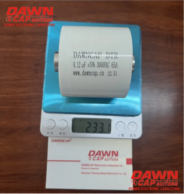 DAWNCAP DTR  0.12UF  3000VAC 65A  Resonant  Capacitor   62*55MM  M8