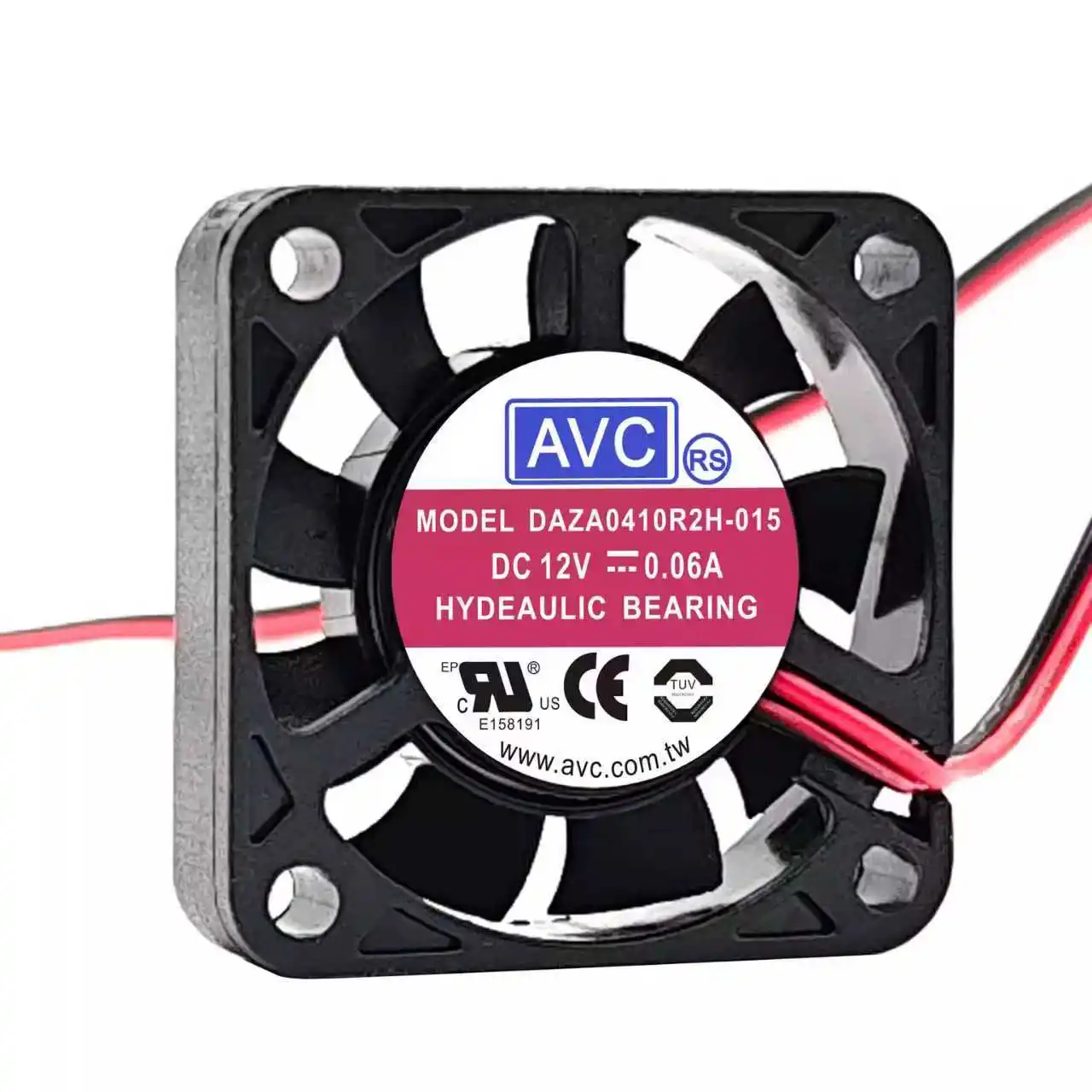 For AVC DAZA0410R2H-015 4010 Fan 12V 0.06A 4700RPM 40x40x10mm Cooling Fan for Surveillance DVR Hard Disk Chassis