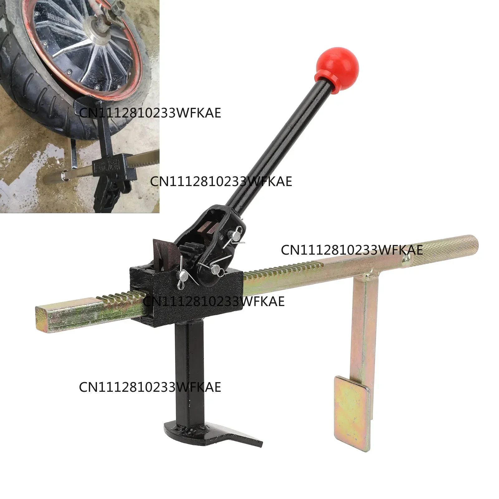Manual Tire Changer Tool Metal High Strength Enhanced Efficiency Manual Tire Bead Breaker Removal Tool for Car Motorcycle