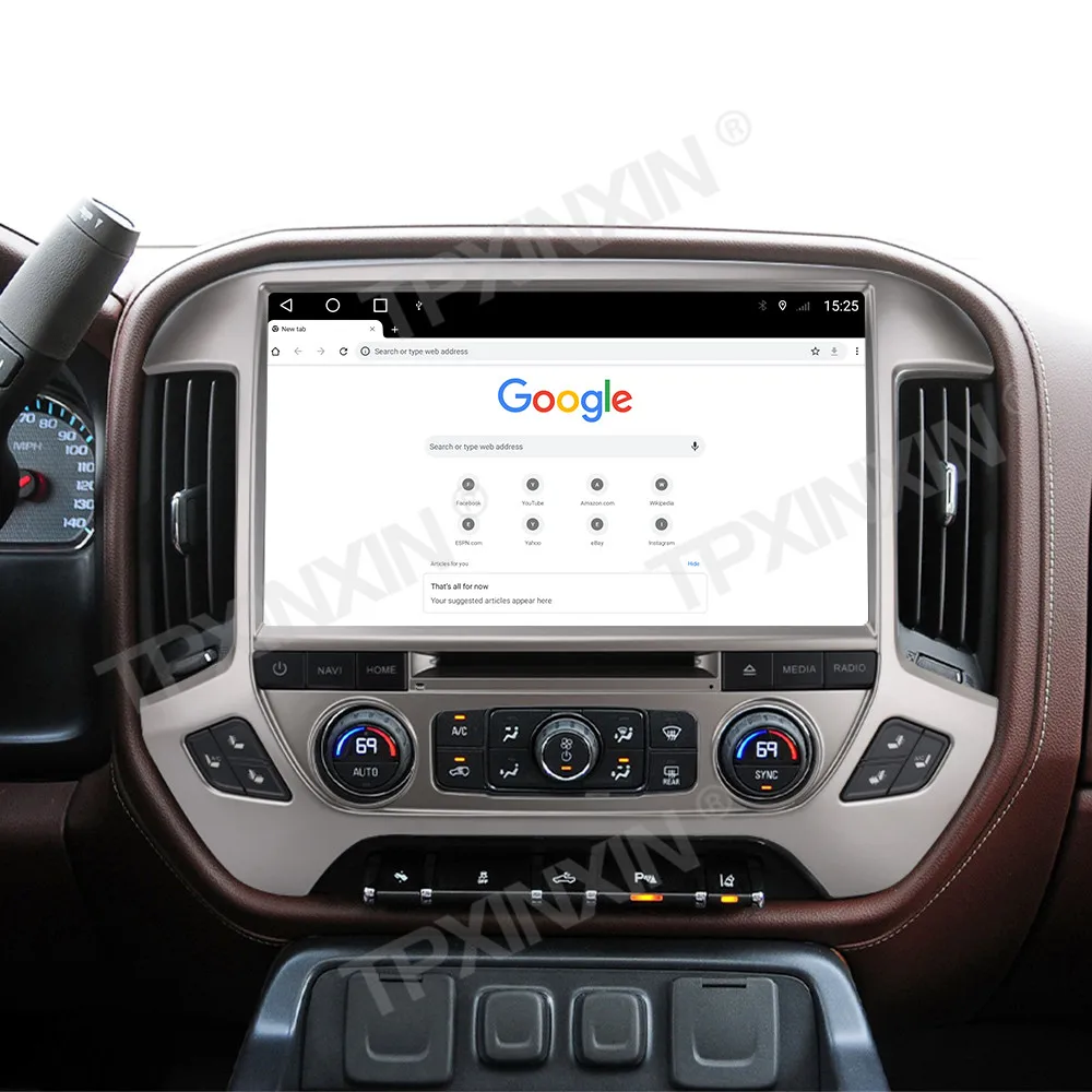 

13.3 Inch QLED Vertical Screen Car Radio Android 13.0 For Chevrolet Silverado 2019-2021 Multimedia Player GPS CarPlay Head Unit