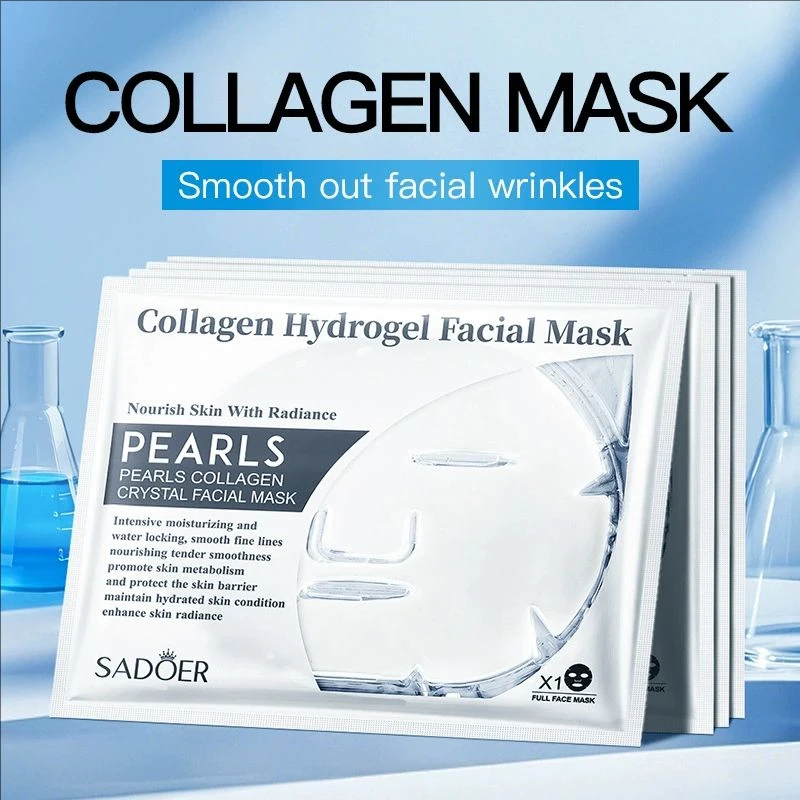 2pcs Collagen Crystal Face Masks Hydrating Hydrogel Mask Anti-aging Smooth Wrinkles Moisturizing Facial Mask Beauty Skin Care