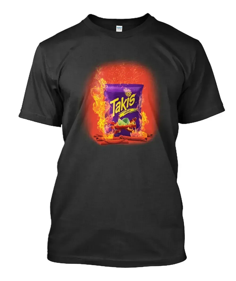 Nueva camiseta Takis Fuego Hot Chili Pepper & Lime Tortilla Chips talla L-XL