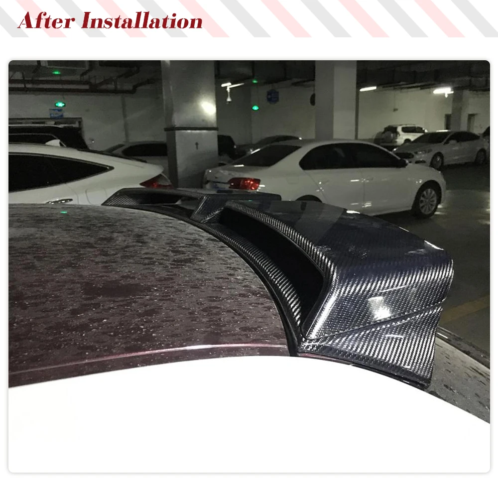 For Audi A1 8X PQ25 2 Door Hatchback 2010-2016 Car Styling Accessories Carbon Fiber Car Rear Roof Wing Tail Racing Spoiler Wing