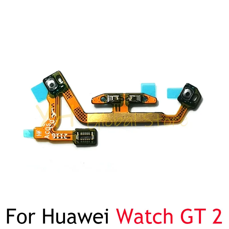 Untuk Huawei Watch GT 2 GT2 B19 suku cadang perbaikan kabel Flex tombol Volume sakelar hidup mati daya