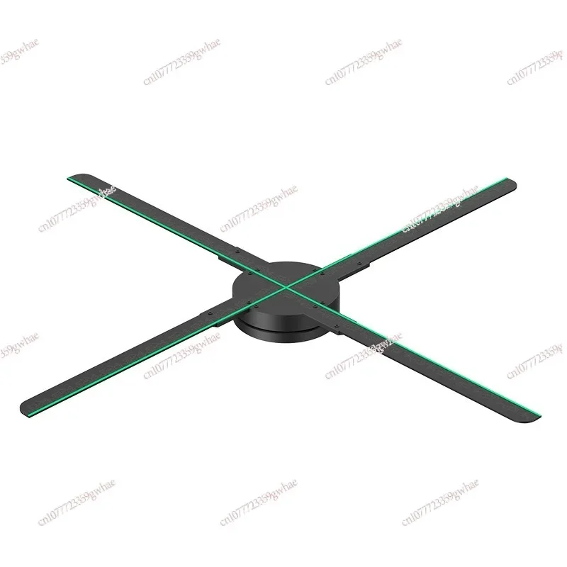 

3D holographic projection fan advertising machine three-dimensional suspended air imaging LED transparent splicing screen
