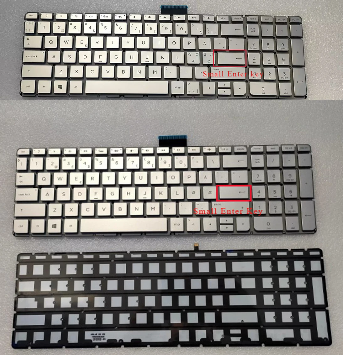 

SD Norwegian Danish Keyboard for HP Pavlion 15-ae007no 15-ae008no 15-ae009no 15-ae010no 15-ae012no 15-ae022no 15-ae023no BACKLIT