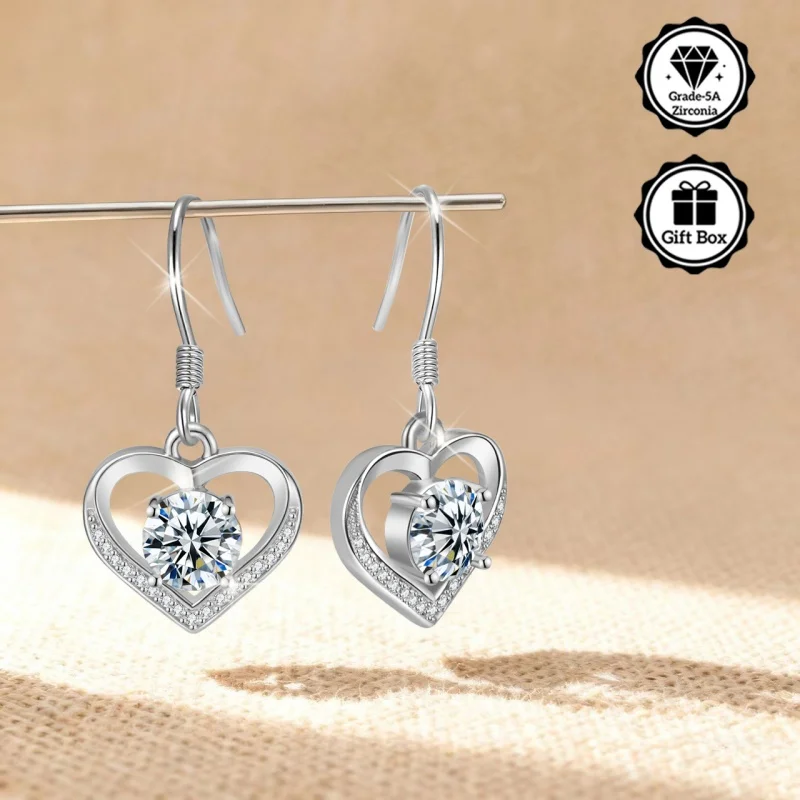 

Серьги LAMVOICE/цирконий S925 из стерлингового серебра, ювелирные изделия для женщин, подарок высокого качества, ювелирные серьги высокого качества с