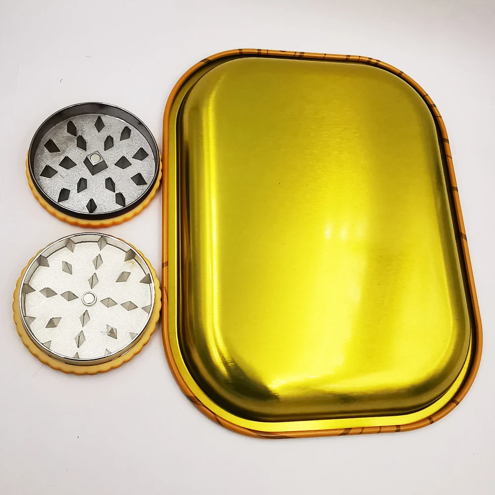 Cookie Metal Grinder Shape 55mm Biscuit  Grinder with Tinplate Rolling Tray 7x5.5