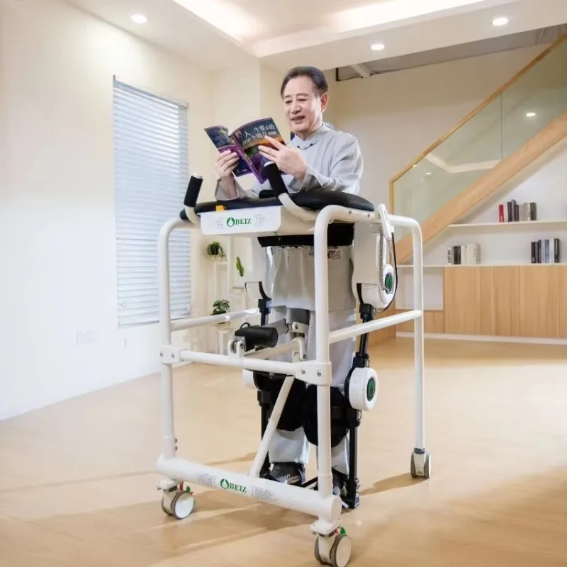 Patient Recovery Training Automatic Smart Robot Walker Rollator Electric Walking Aid Mobility Aid For The Disabled