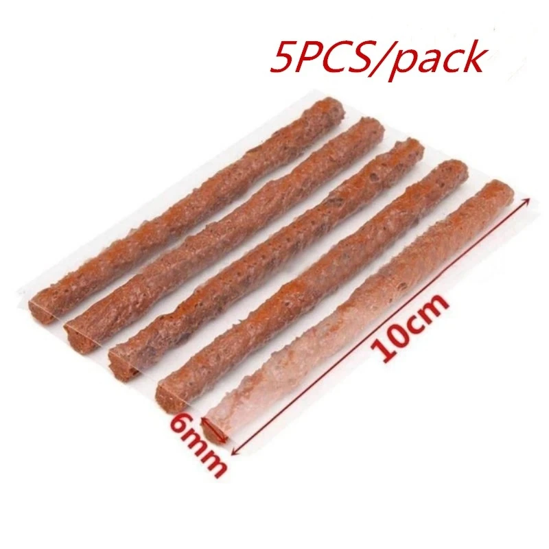 10-50Pcs Tubeless Tire Repair Strips Stiring Glue for Tyre Puncture Emergency Car Motorcycle Bike Tyre Repairing Rubber Strips