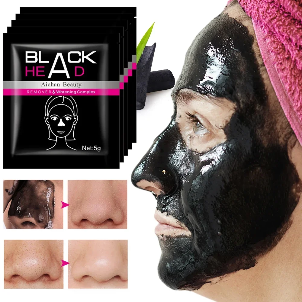 Oil-control Blackhead Remover Mask Nose Black Dots Acne Deep Cleansing Beauty Korean Skin Care Cosmetics for Women Men Face Mask