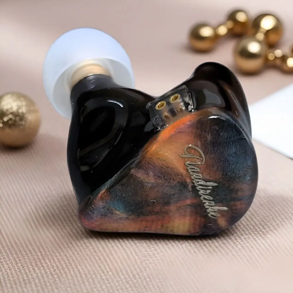 Tianrenhe TD19s البريليوم الحجاب الحاجز الراتنج خشب مستقر عالية الدقة باس سماعات 0.78 مللي متر داخل الأذن سدادات الموسيقى ملف واحد