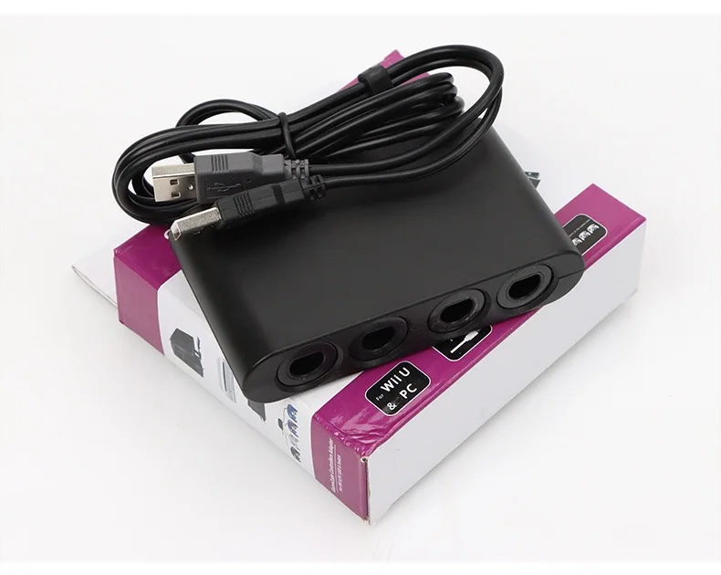 4 منافذ لعبة محول ل GameCube GC تحكم USB محول ل نينتندو سويتش NGC/Wii u/PC ستار القتال دعم دروبشيبينغ #5