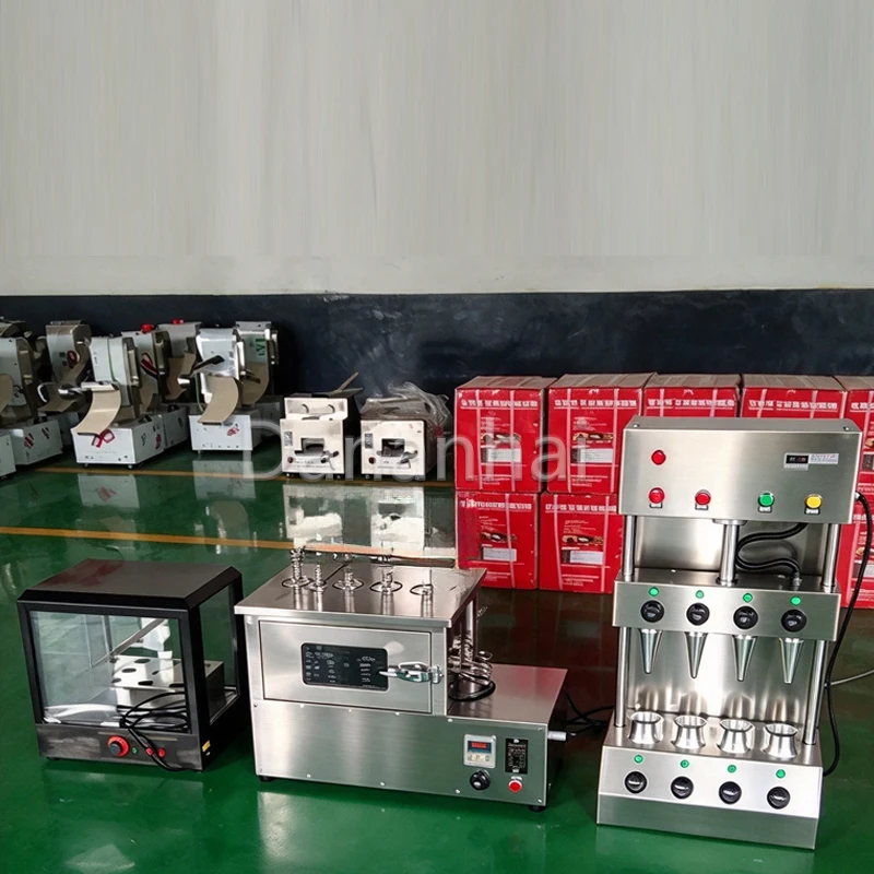 Cone Pizza Production Maker Commercial Pizza Cone Shaping Oven Temperature Control Display Cabinet