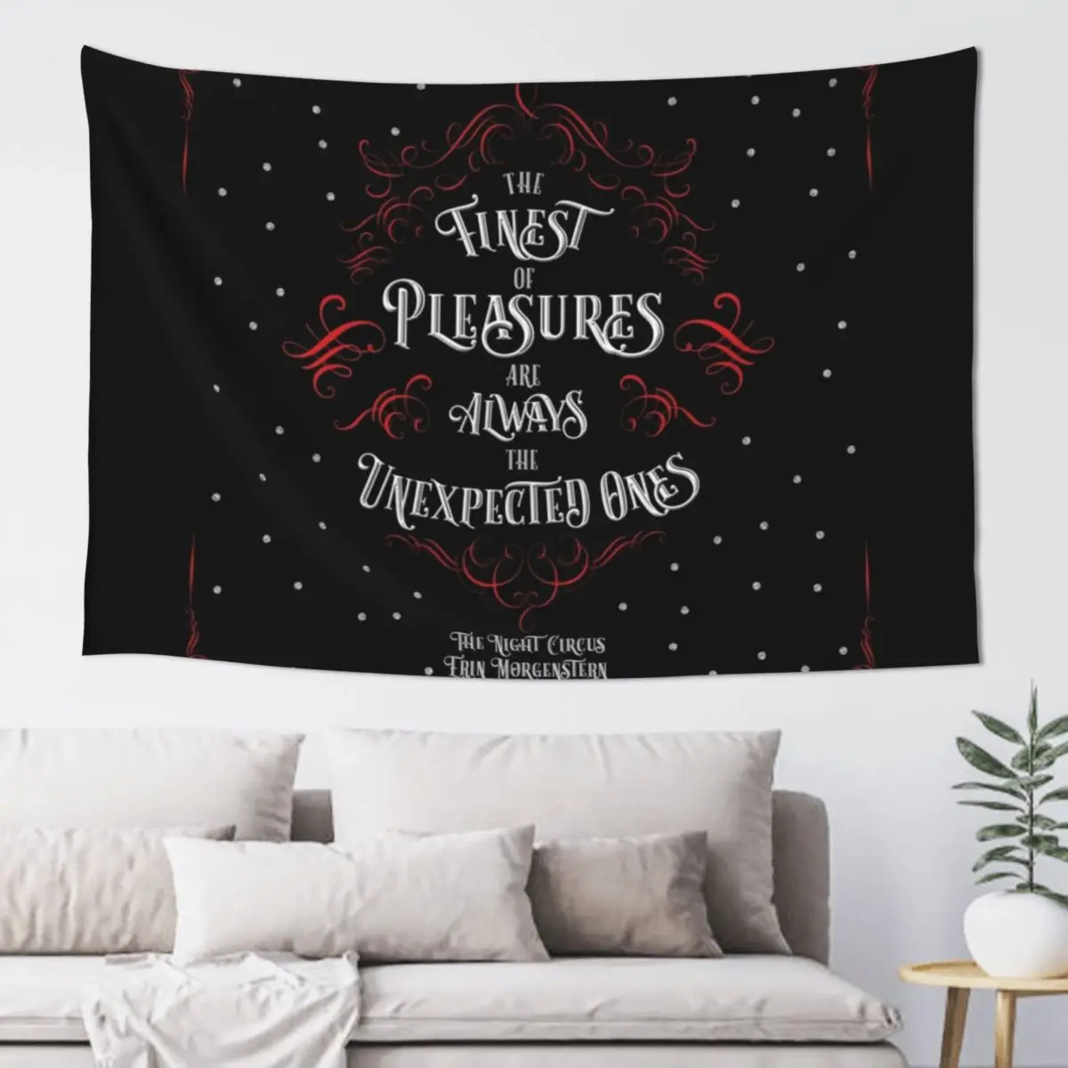 

The finest of pleasures are always the unexpected ones. The Night Circus Tapestry Room Decor Cute Tapestry