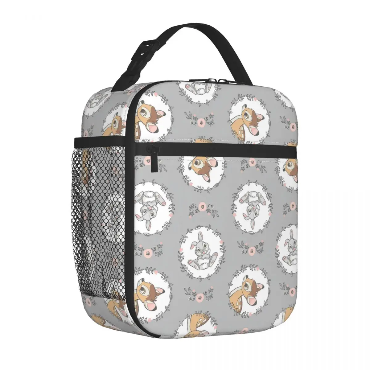 

Изолированная сумка для обеда Bambi And Thumper, контейнер для еды большой емкости, сумка-холодильник, сумка-тоут, ланч-бокс для работы на открытом воздухе, для девочек и мальчиков