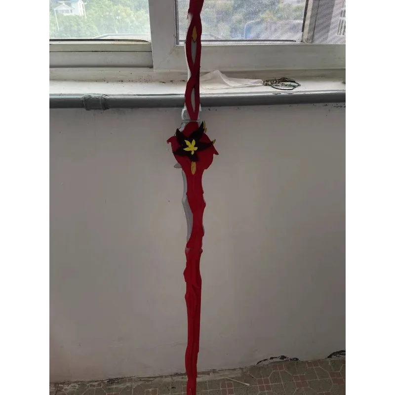 Modèle d'épée ondulée de 120cm, jouet Camellya Cos, catégorie d'action Anime, modèle en Pvc, décorations de bureau, cadeau de vacances, jouets pour enfants