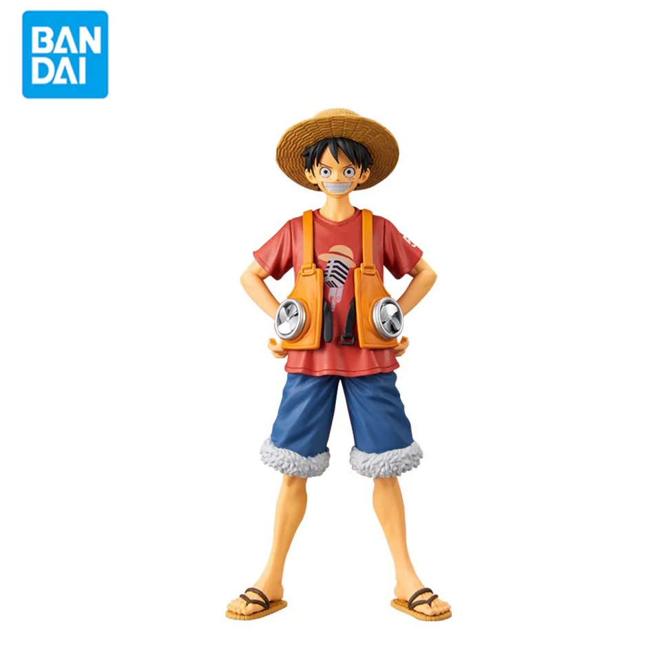 

Original Banpresto Anime One Piece 18cm DXF Luffy Vol.1 RED Theatrical Edition Figural Toys Car Decoration PVC Model